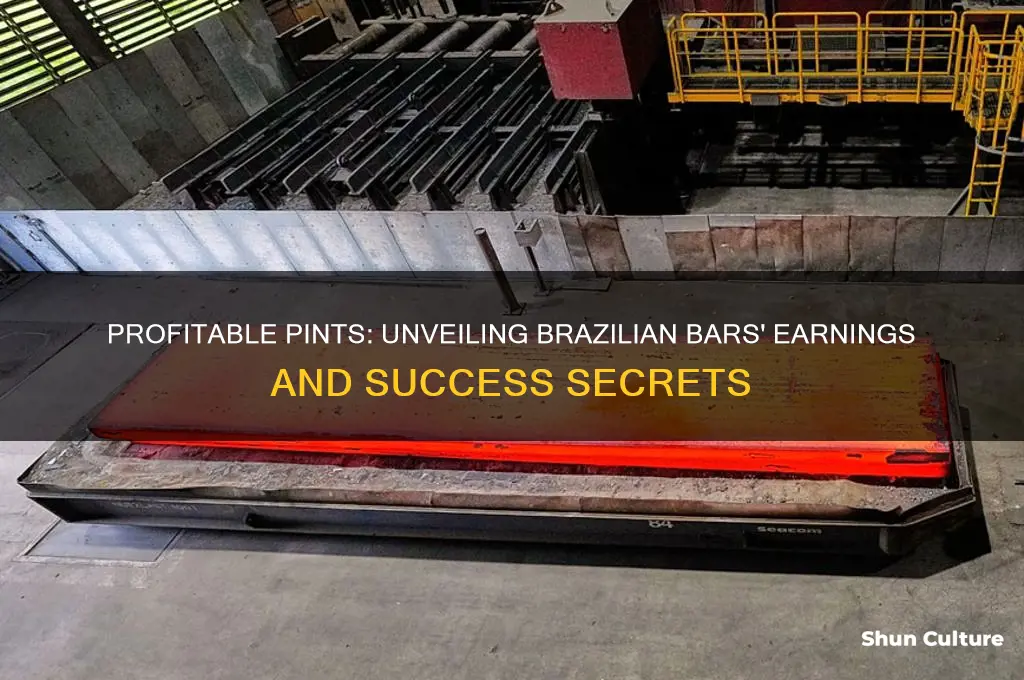 how much does a bar make in brazil