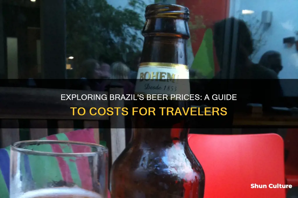 how much does a beer cost in brazil