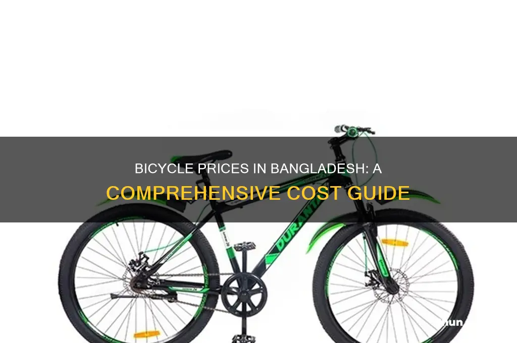how much does a bicycle cost in bangladesh