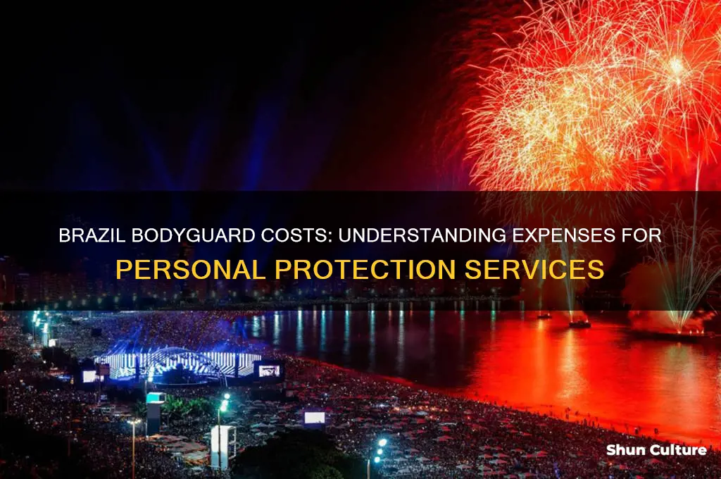 how much does a bodyguard cost in brazil