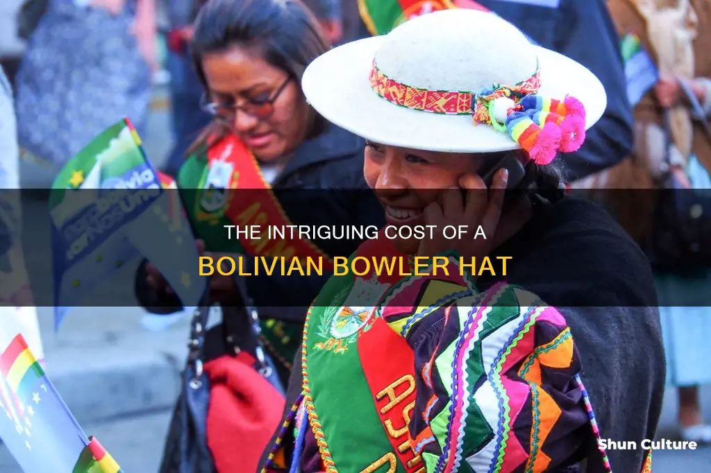 how much does a bolivian bowler hat cost