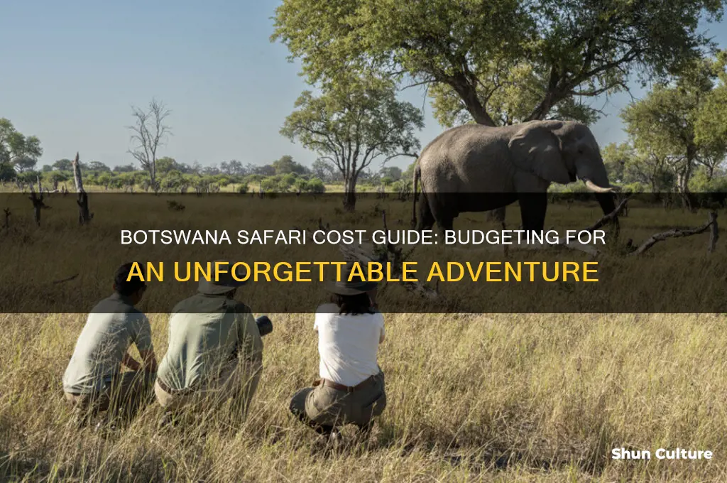 how much does a botswana safari cost