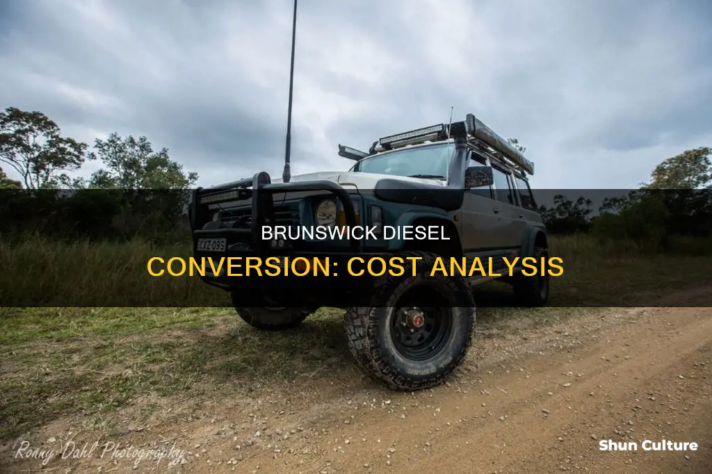 how much does a brunswick diesel conversion cost