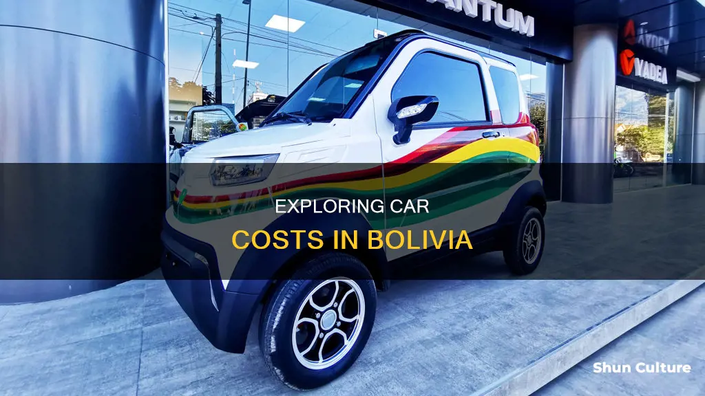 how much does a car cost in bolivia