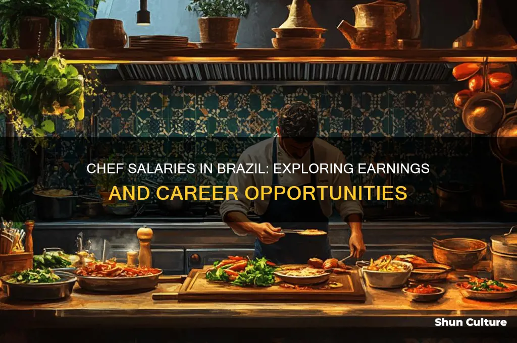 how much does a chef get paid in brazil