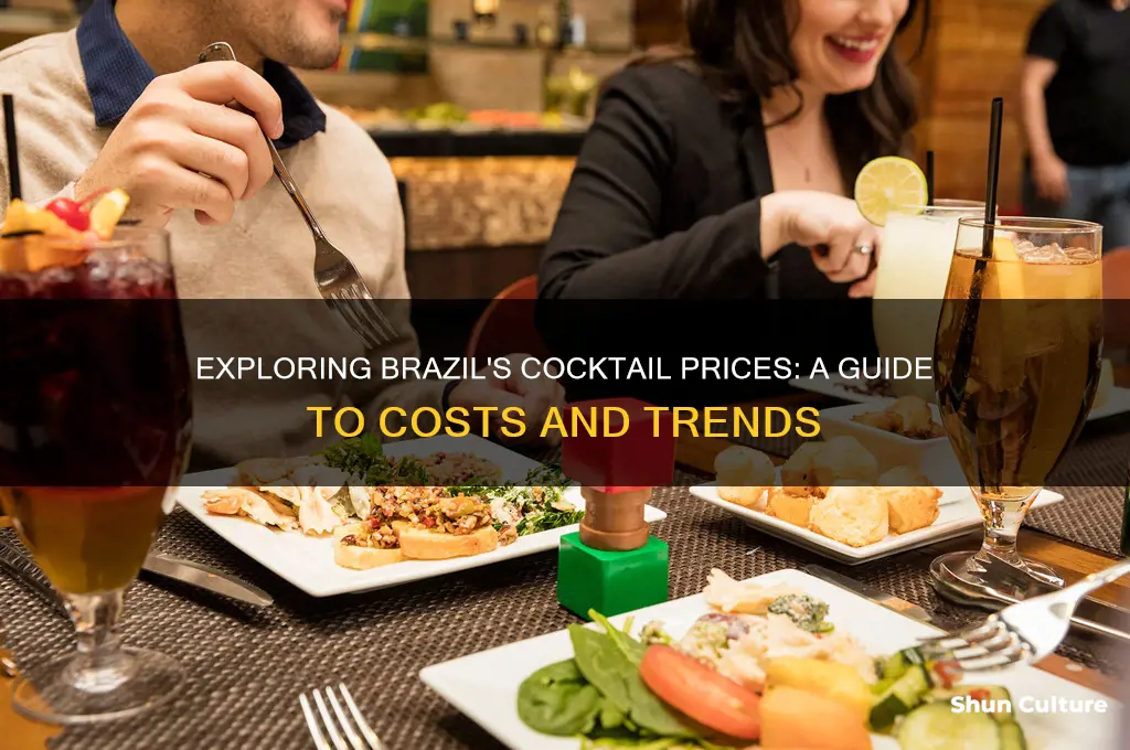 how much does a cocktail cost in brazil