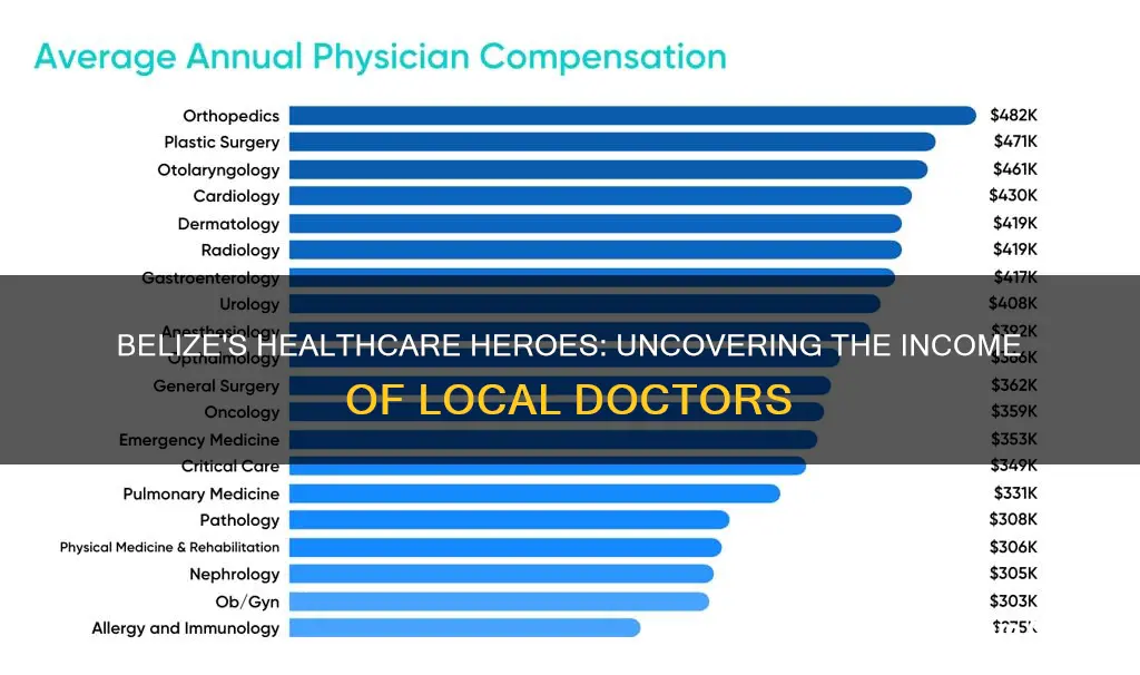 how much does a doctor make in belize