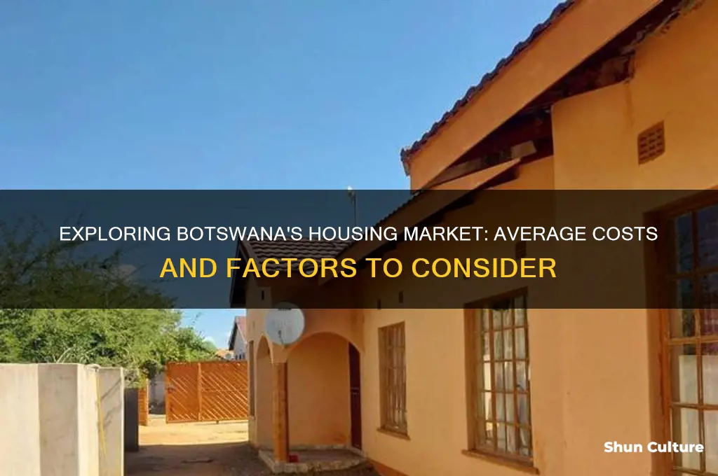 how much does a house cost in botswana