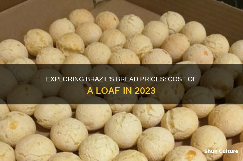how much does a loaf of bread cost in brazil