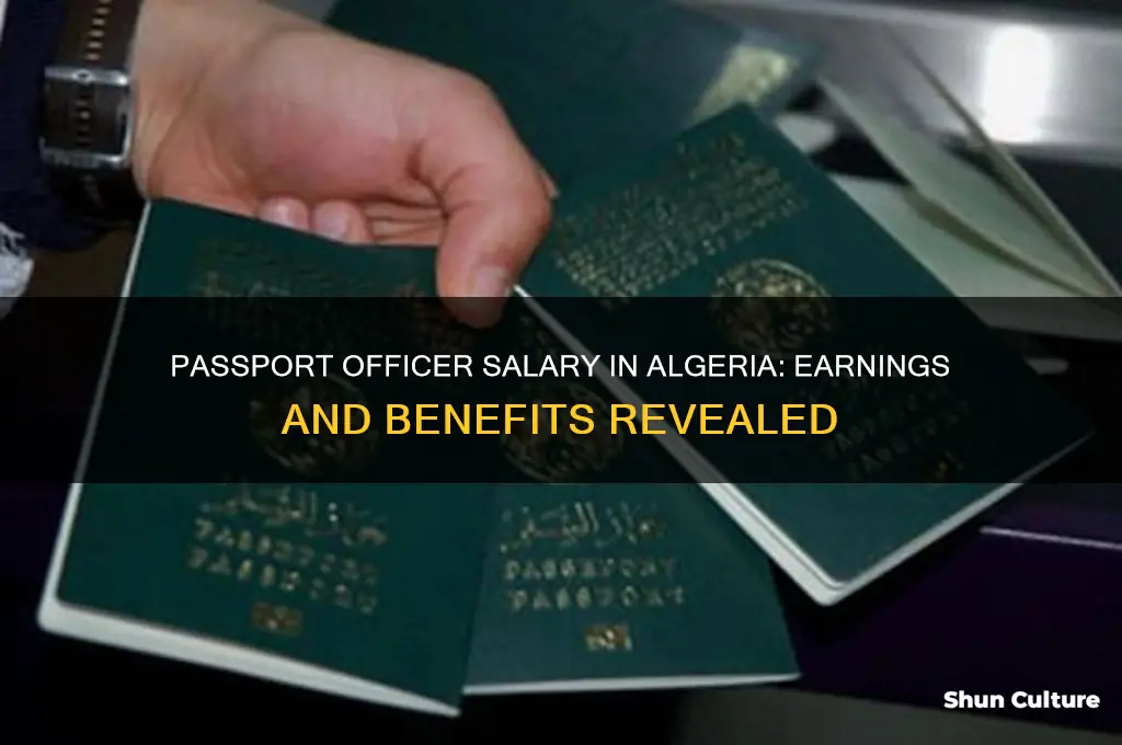 how much does a passport officer make in algeria