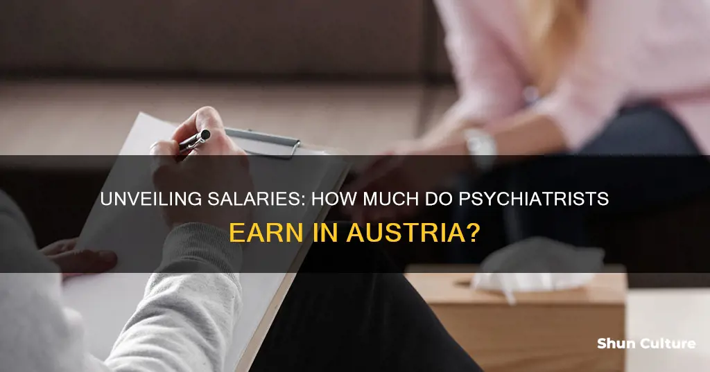 how much does a psychiatrist make in austria