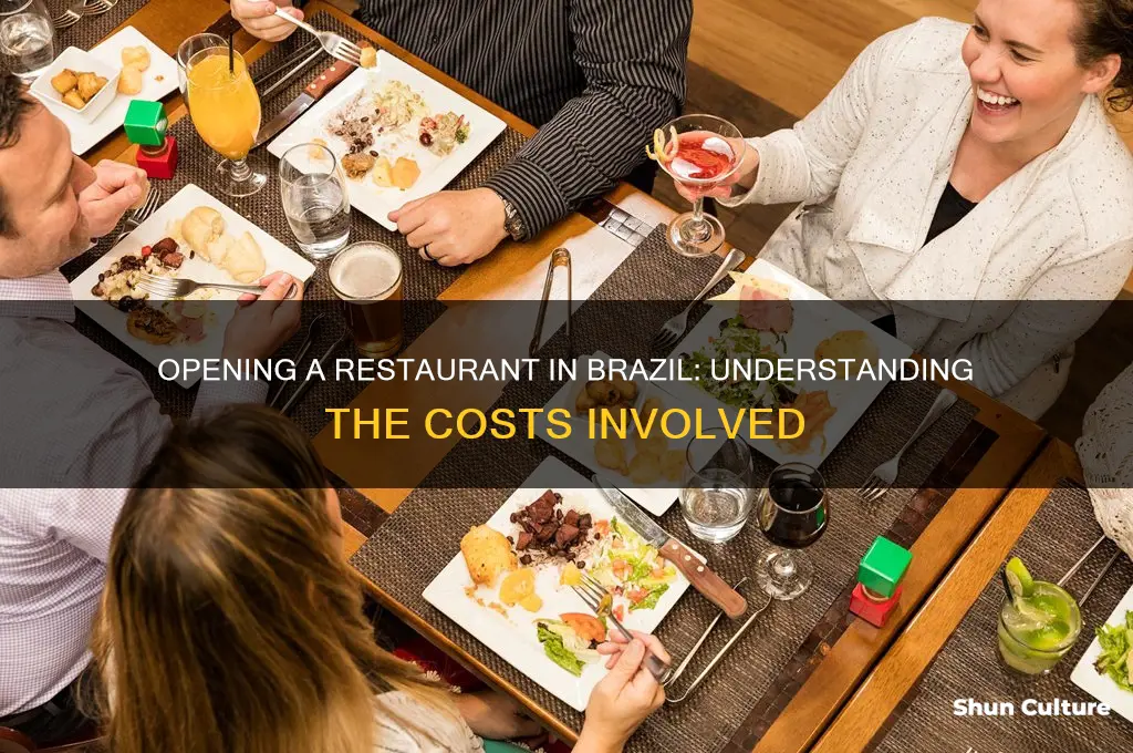 how much does a resturant in brazil cost