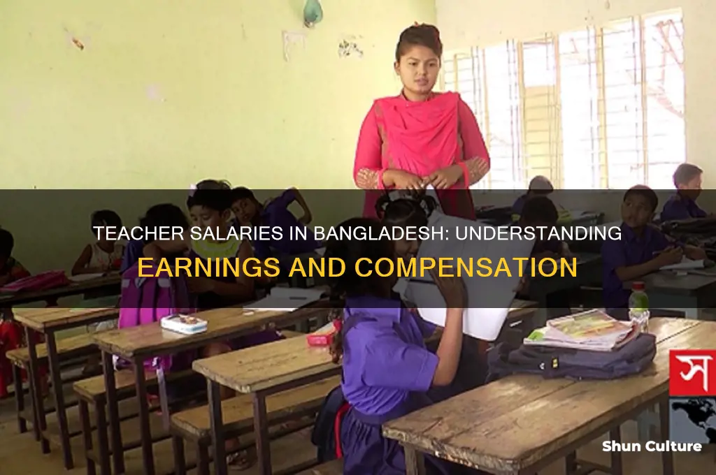 how much does a teacher in bangladesh make