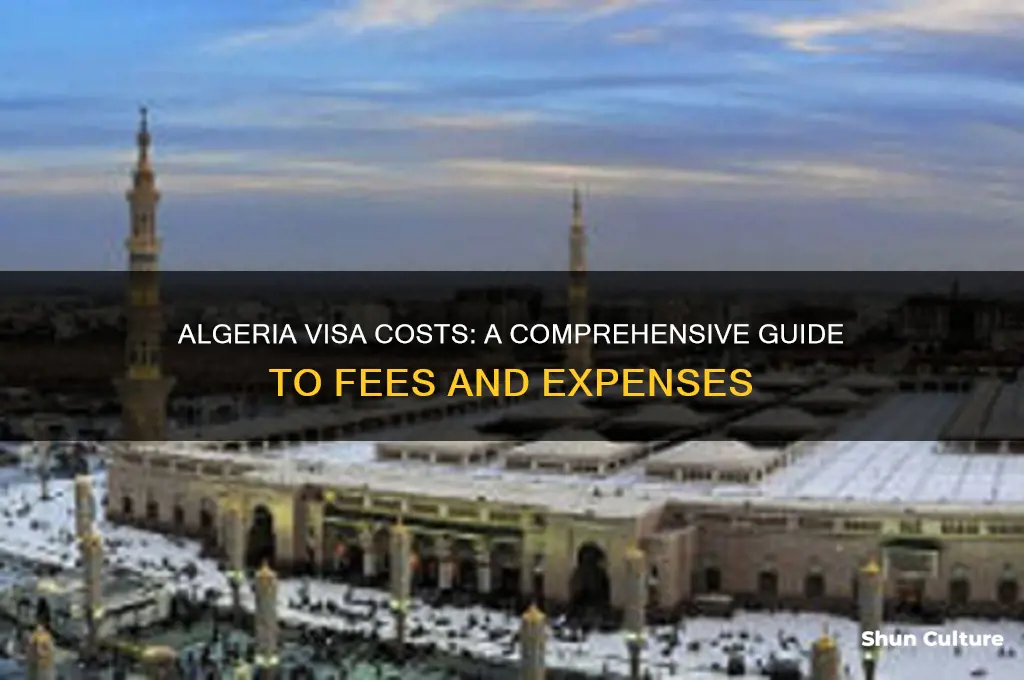 how much does a visa to algeria cost