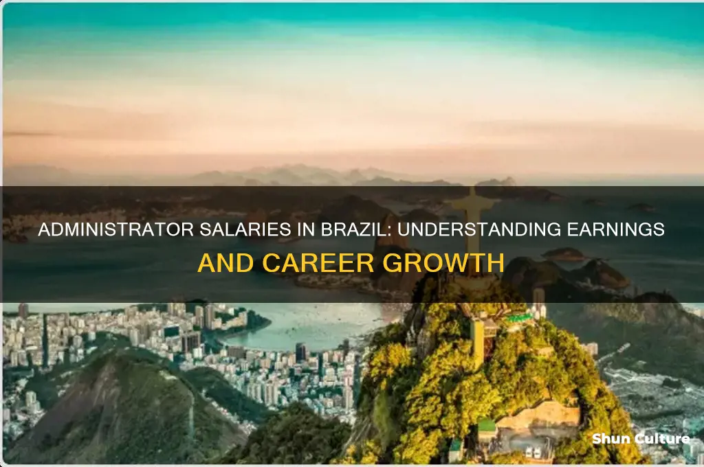 how much does an administratyor earn in brazil