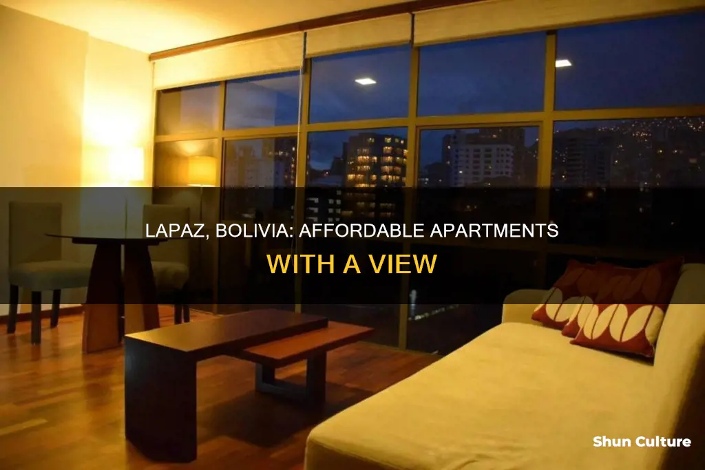 how much does apartments cost in lapaz bolivia