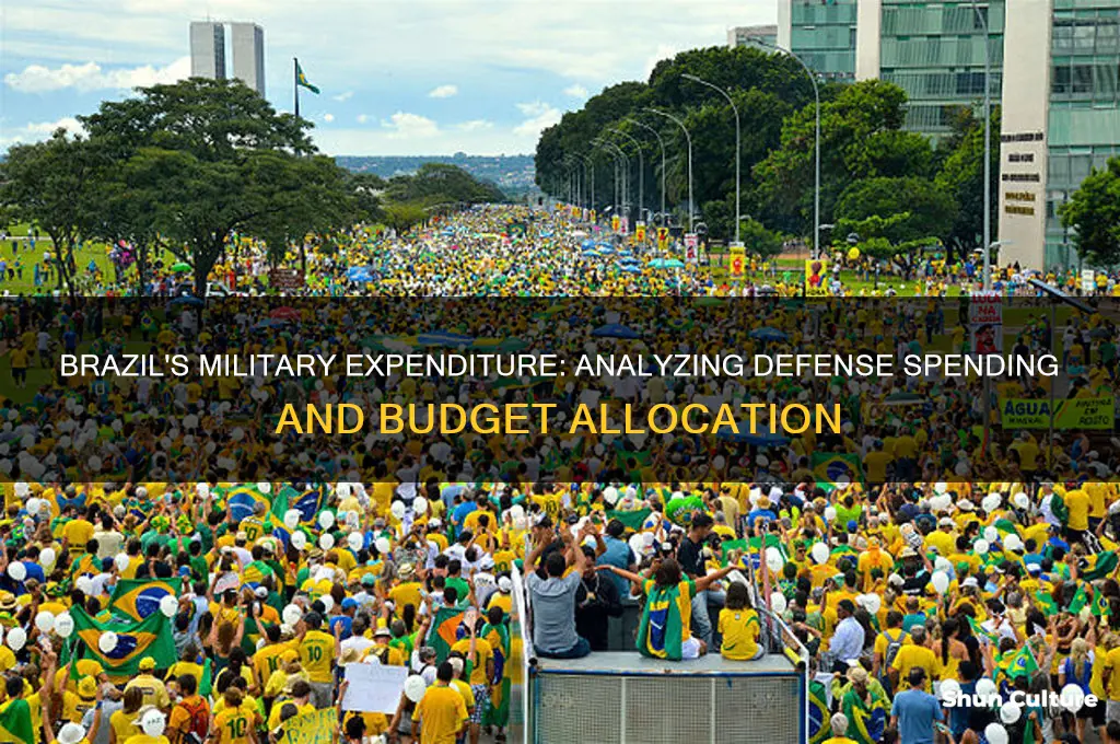 how much does brazil spend on military