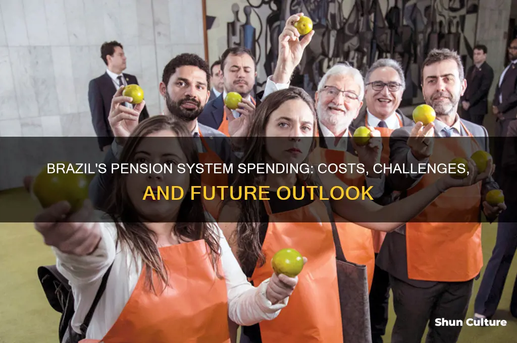 how much does brazil spend on their pension system