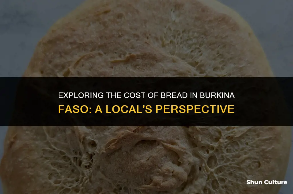 how much does bread cost in burkina faso