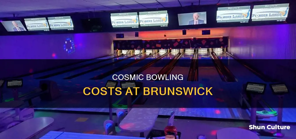 how much does cosmic bowling cost brunswick