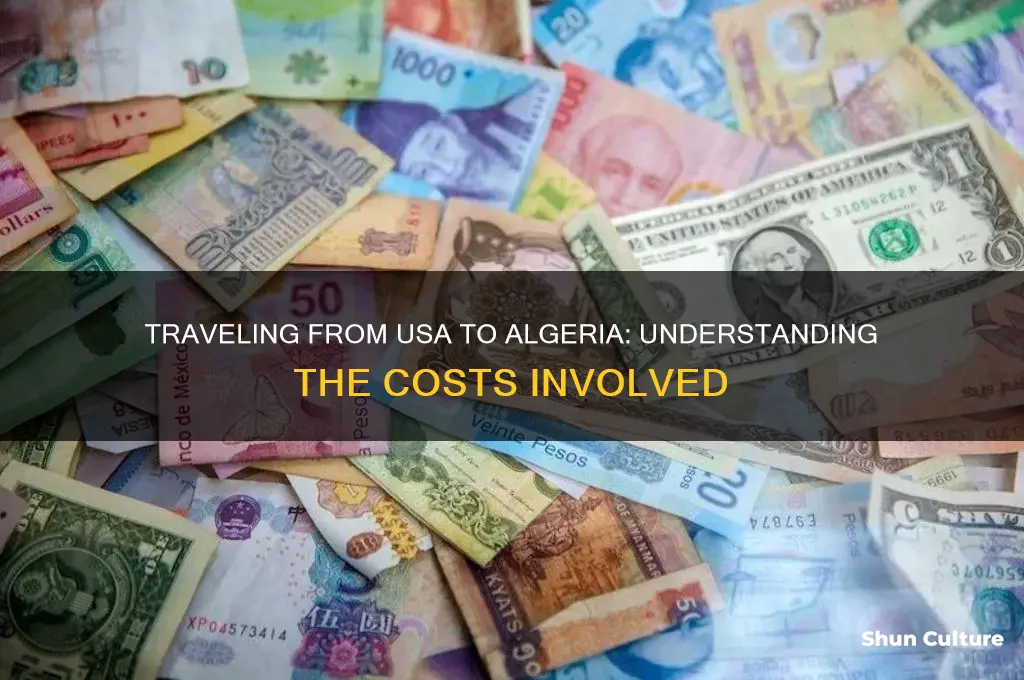 how much does it cost from usa to algeria