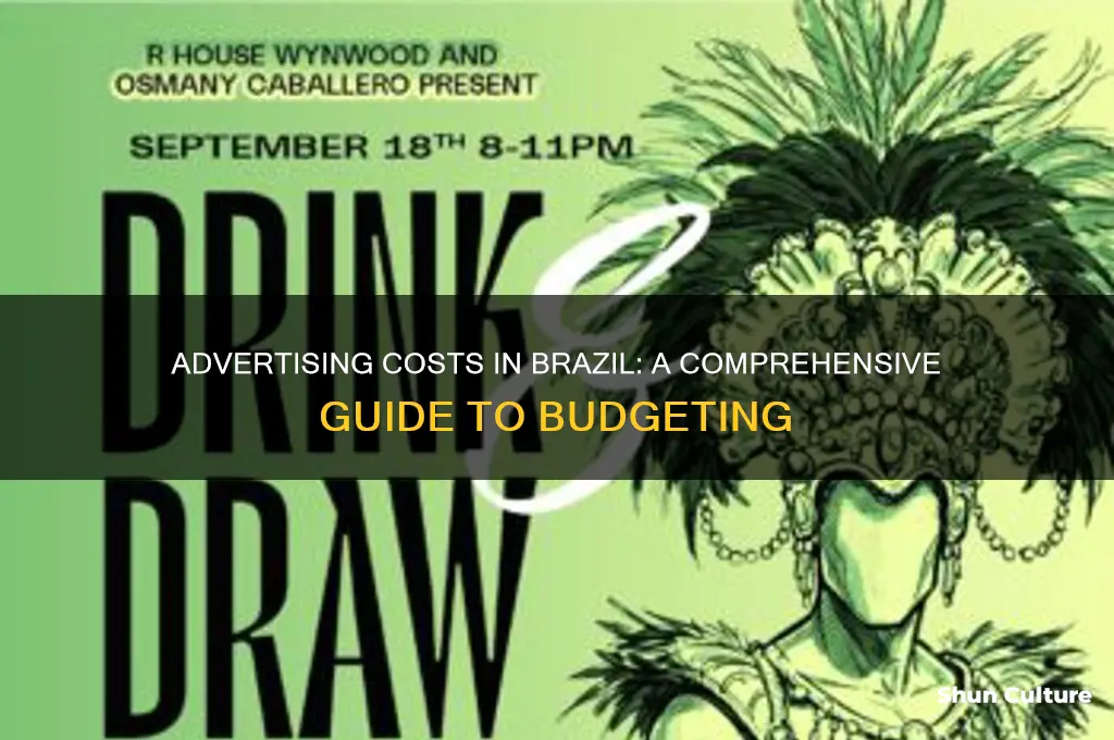 how much does it cost to advertise in brazil