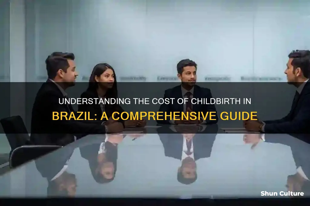 how much does it cost to give birth in brazil