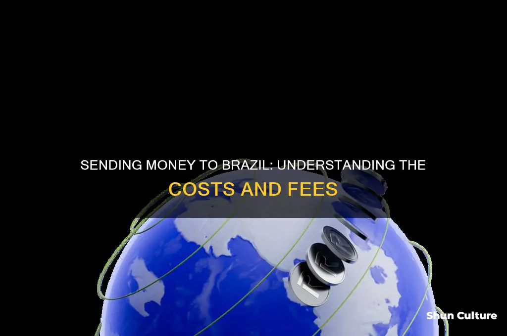 how much does it cost to send money to brazil