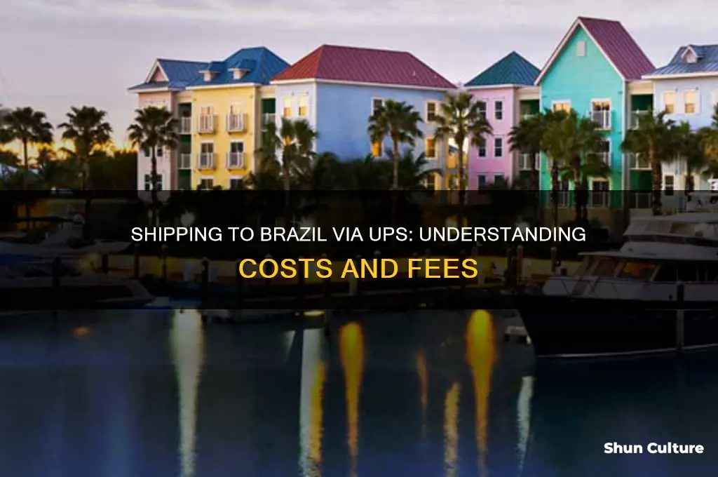 how much does it cost to ship to brazil ups