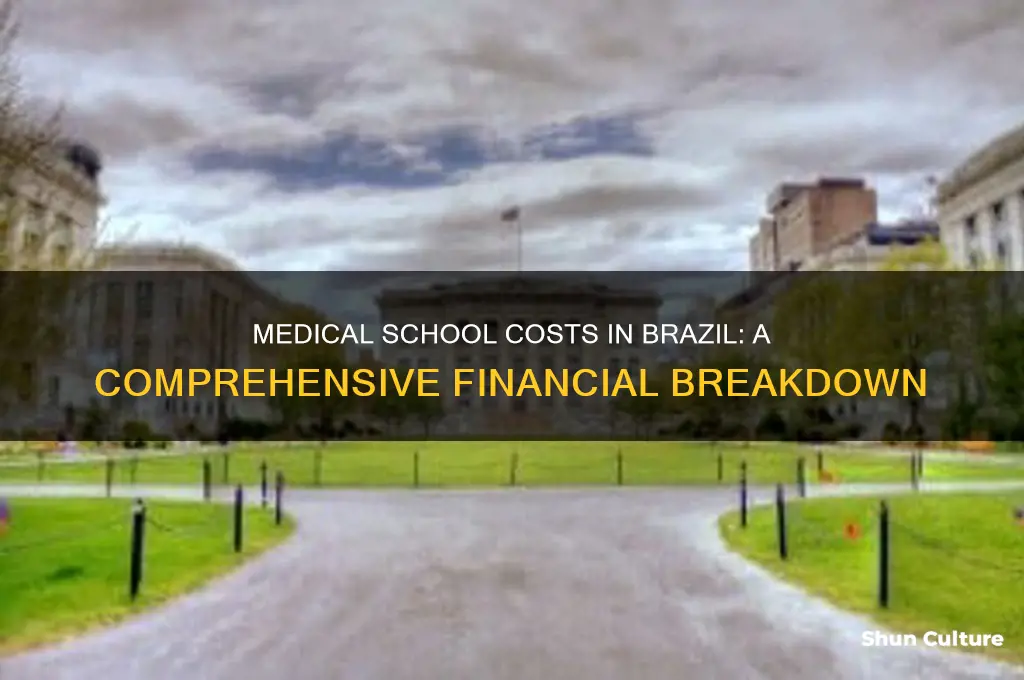 how much does medical school cost in brazil