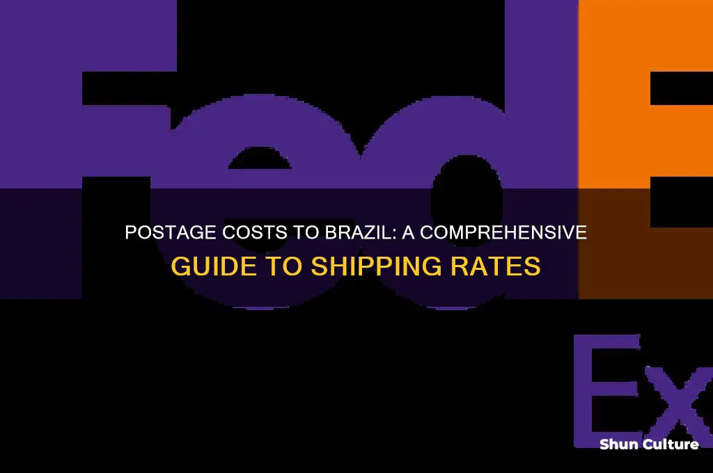 how much does postage cost to brazil