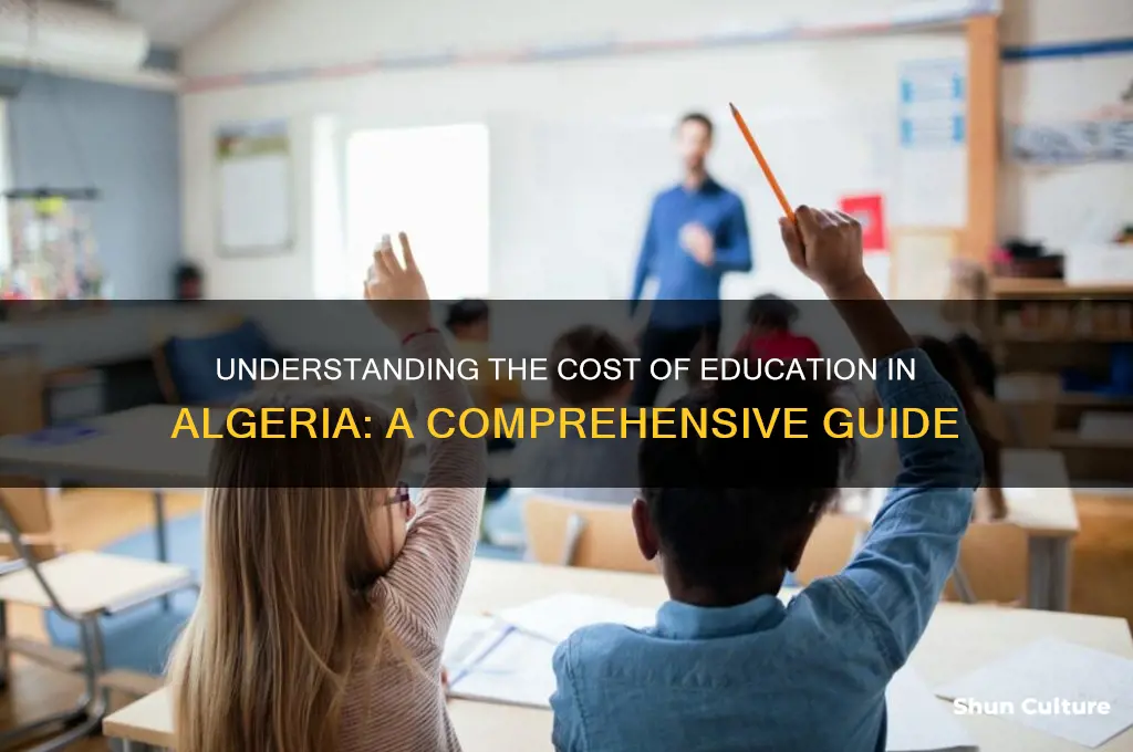 how much does school cost in algeria