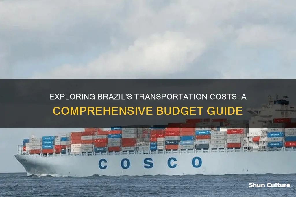 how much does transportation cost in brazil