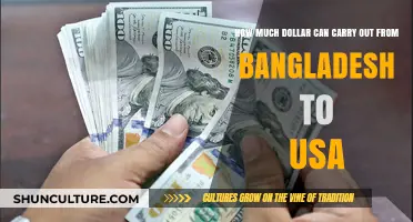 Traveling from Bangladesh to USA: Dollar Limits and Regulations Explained