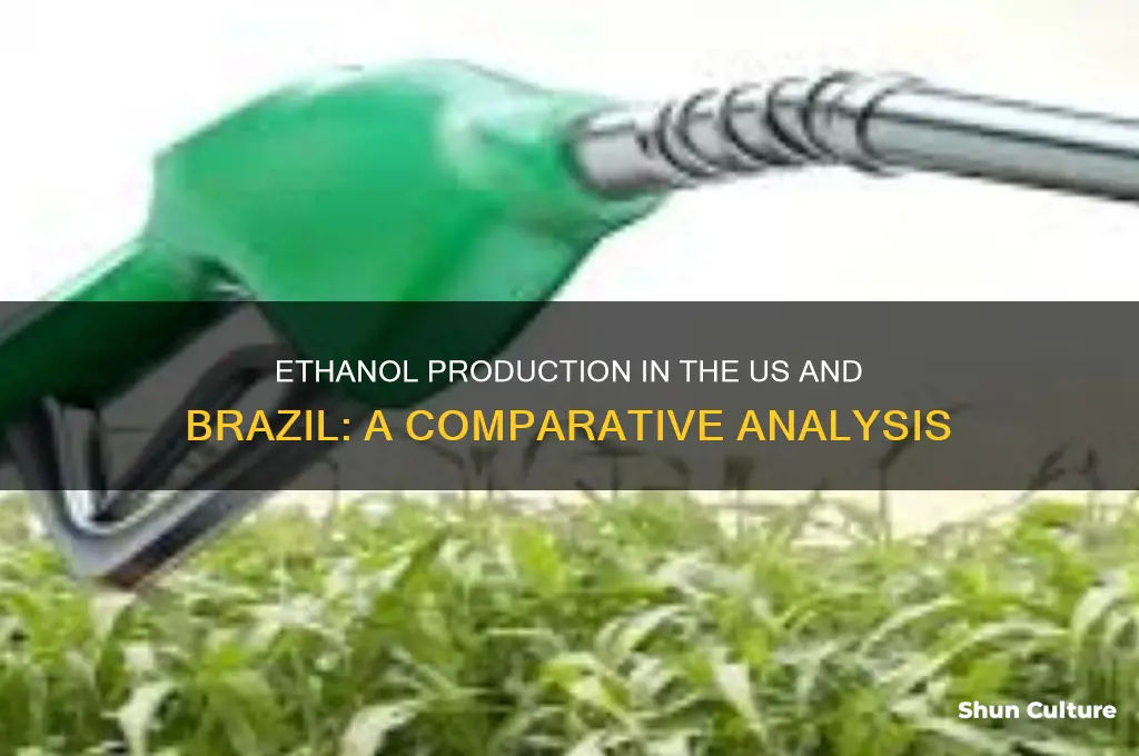 how much ethanol does the united states and brazil make