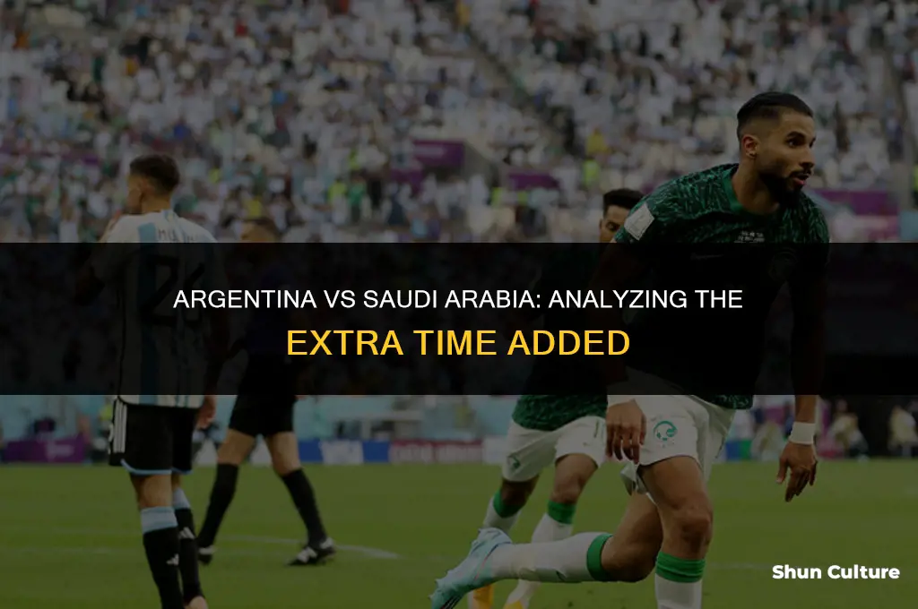 how much extra time argentina vs saudi arabia