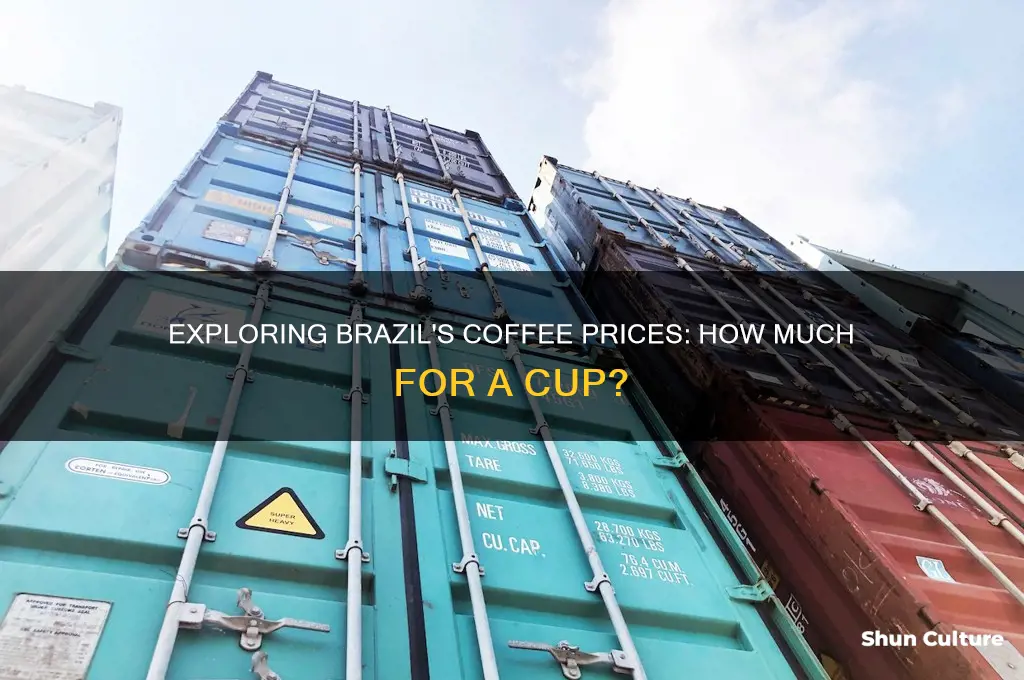 how much for a cup of coffee brazil