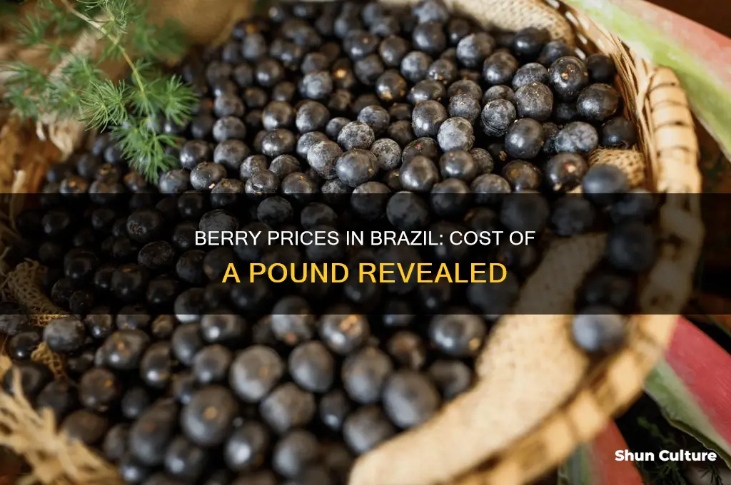 how much for a pound of berries in brazil