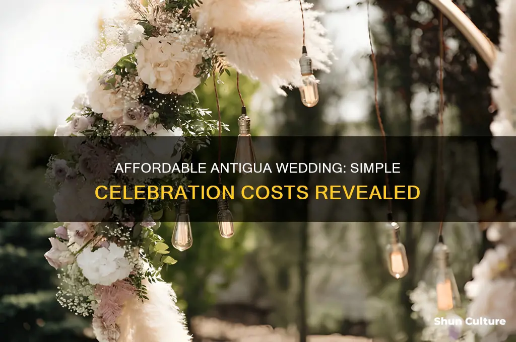 how much for a simple wedding in antigua