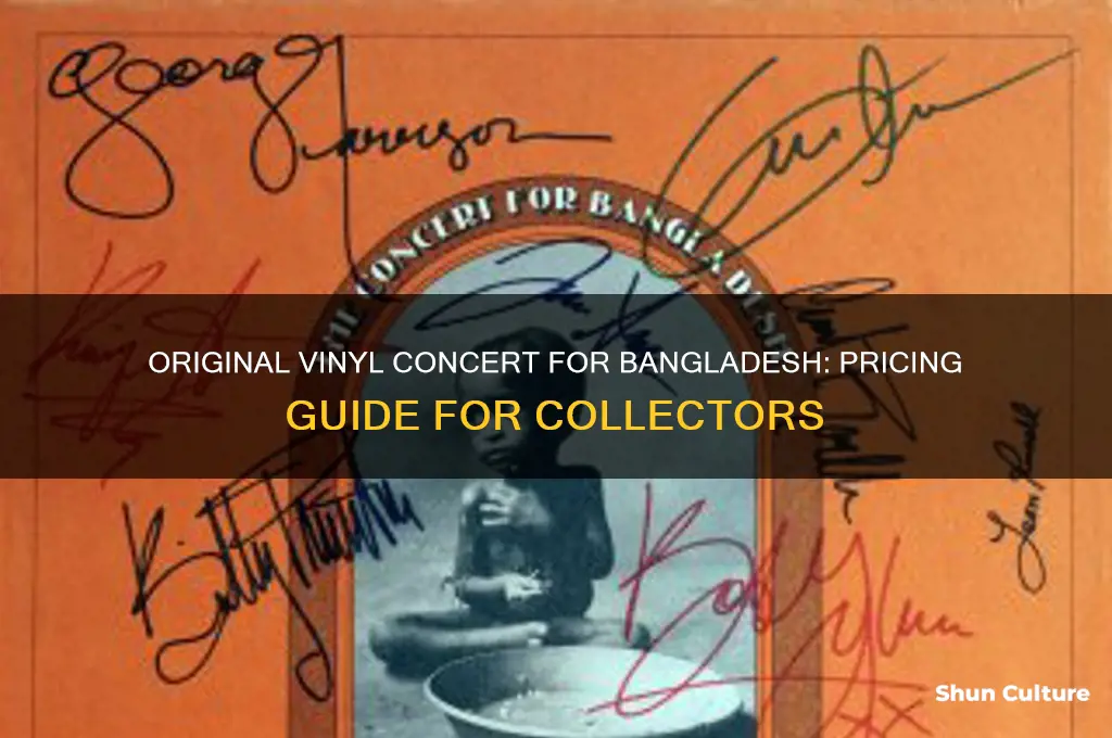 how much for original vinyl concert for bangladesh