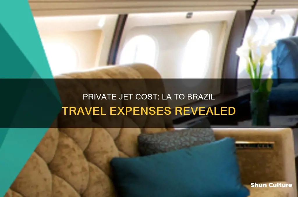how much for private from la to brazil