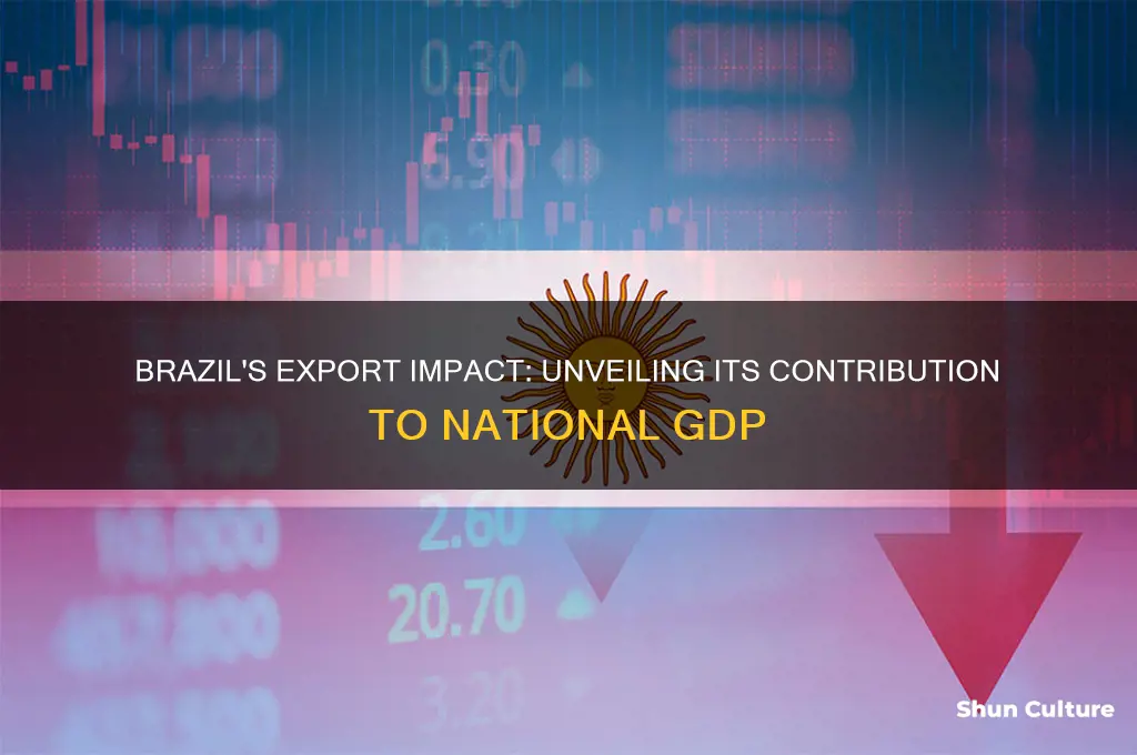 how much gdp of brazil is exports