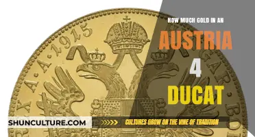 Unveiling the Gold Content: Austria's 4 Ducat Coin