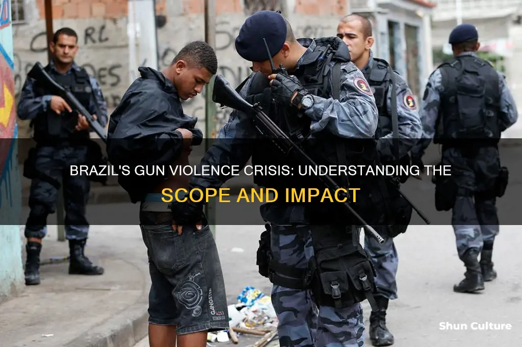 how much gun violence in brazil