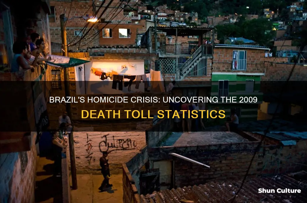 how much homicide in brazil in 2009