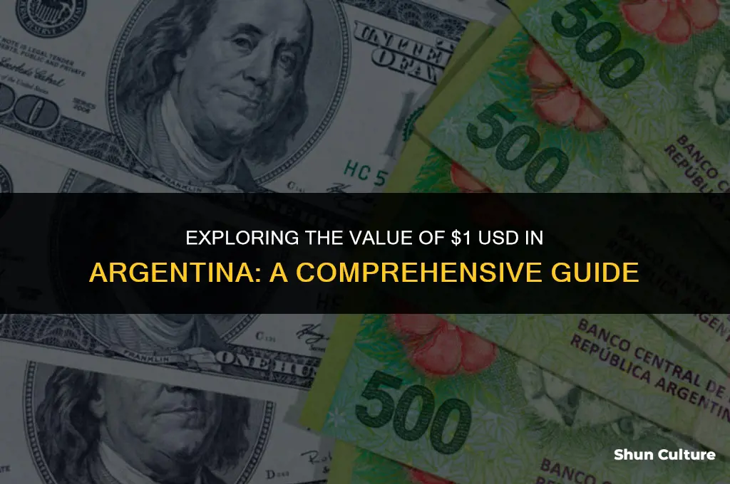 how much is $1 us in argentina