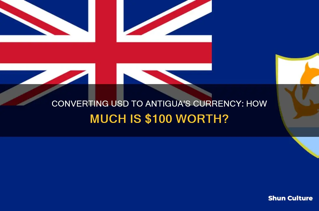 how much is $100 us in antigua