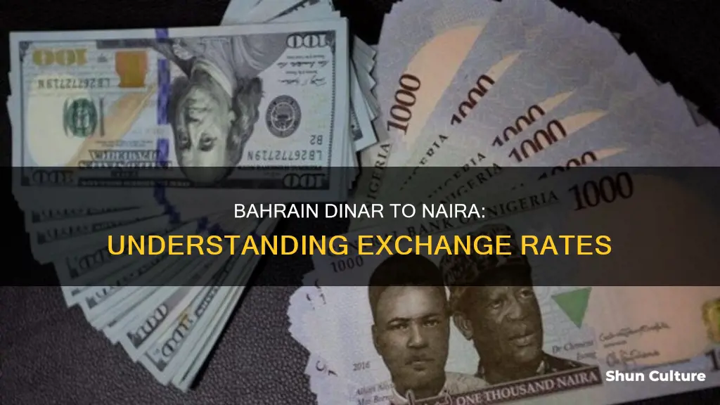 how much is 1 bahrain dinar in naira