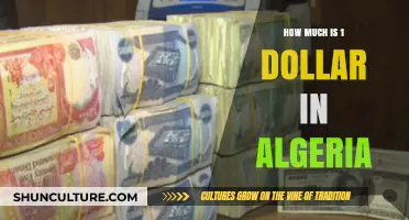 Understanding the Value: 1 USD to Algerian Dinar Exchange Rate