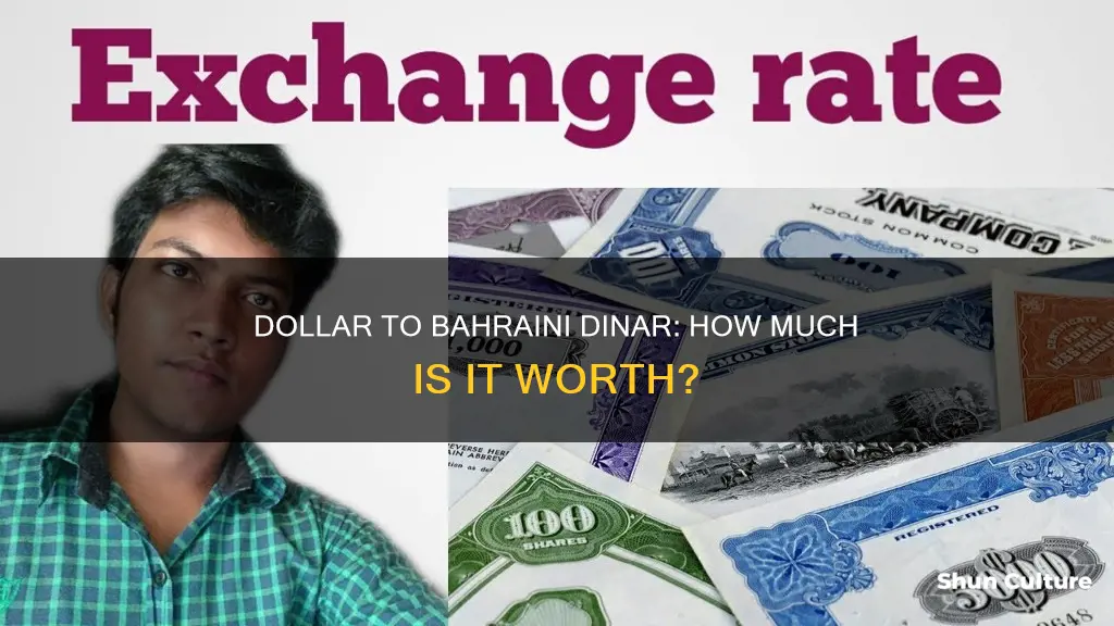 how much is 1 dollar in bahrain